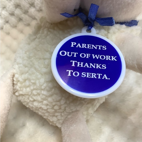 Serta Sleep Number 1/16 Counting Sheep Plush Baby Lamb w Pacifier and Tags - Picture 14 of 16